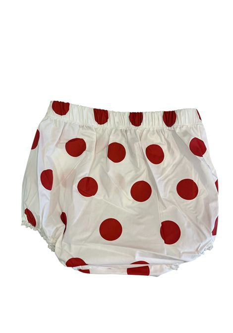 Coulotte a pois CUCU' LAB | ROMEOPOPELINE POIS ROSSO